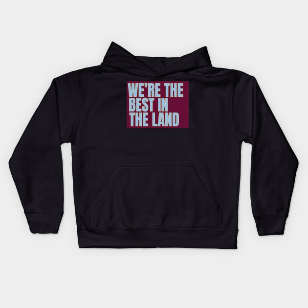 we're the best in the land Kids Hoodie by Alsprey31_designmarket